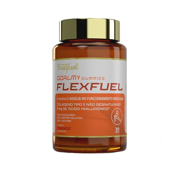 Flexfuel Trustfuel Colágeno Tipo II/5mg Ácido Hialurônico Goalmy Gummies Orange 30 Gomas Omega 3 Gummie Com 60 Gomas Pineable Abacaxi Trustfuel